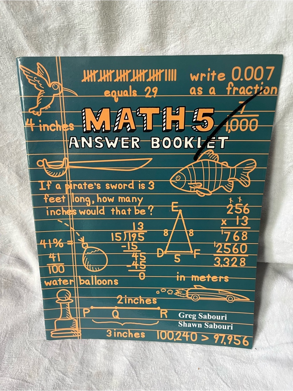 Teaching Textbooks Math 5 Answer Key Booklet 5th grade homeschool math